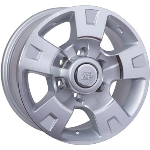 WSP Italy Nissan (W1808) Salina 4x4 W8 R16 PCD6x139.7 ET10 DIA110.1 silver polished